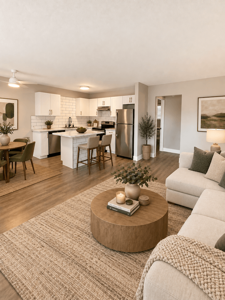 Fifteen Fifty virtually staged apartment home